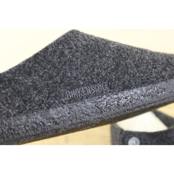 Birkenstock Slippers Mens 9 Gray Italian Wool Zermatt Shearling Shoes